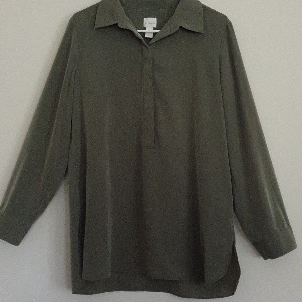 Chico's Olive Green Tunic